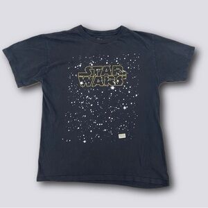 Star Wars logo vintage style star field t-shirt - Youth XL